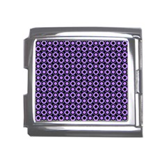 Mazipoodles Purple Donuts Polka Dot  Mega Link Italian Charm (18mm) by Mazipoodles