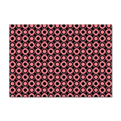 Mazipoodles Red Donuts Polka Dot  Sticker A4 (10 Pack) by Mazipoodles