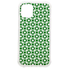 Mazipoodles Green White Donuts Polka Dot  Iphone 12 Mini Tpu Uv Print Case	 by Mazipoodles