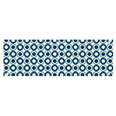 Mazipoodles Dusty Duck Egg Blue White Donuts Polka Dot Banner And Sign 6  X 2  by Mazipoodles