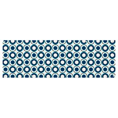 Mazipoodles Dusty Duck Egg Blue White Donuts Polka Dot Banner And Sign 12  X 4  by Mazipoodles