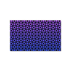 Mazipoodles Purple Pink Gradient Donuts Polka Dot Sticker (rectangular) by Mazipoodles