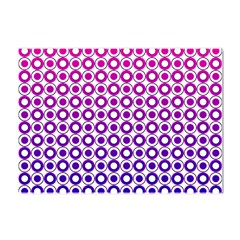 Mazipoodles Pink Purple White Gradient Donuts Polka Dot  Crystal Sticker (a4) by Mazipoodles