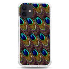 Peacock-feathers-bird-plumage Iphone 12 Mini Tpu Uv Print Case	 by Ravend