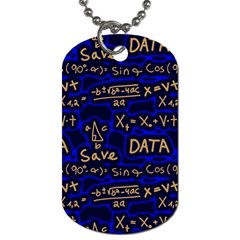 Art Pattern Design Background Graphic Dog Tag (two Sides) by Ravend