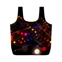 Abstract Light Star Design Laser Light Emitting Diode Full Print Recycle Bag (m) by uniart180623