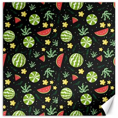 Watermelon Berries Patterns Pattern Canvas 20  X 20  by uniart180623