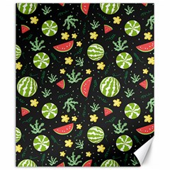 Watermelon Berries Patterns Pattern Canvas 20  X 24  by uniart180623