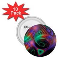 Circle Art 3d Artwork Graphics Vortex Colorful Digital Art 1 75  Buttons (10 Pack) by uniart180623