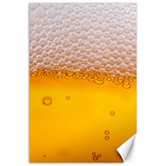 Beer Texture Liquid Bubbles Canvas 24  X 36  by uniart180623