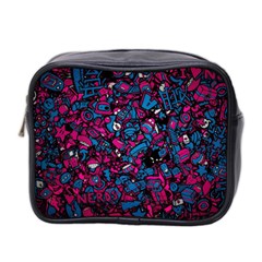 Grafitti Graffiti Abstract Artwork Digital Mini Toiletries Bag (two Sides) by uniart180623