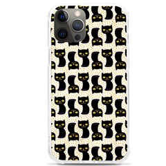 Black Cats And Dots Koteto Cat Pattern Kitty Iphone 12 Pro Max Tpu Uv Print Case by uniart180623