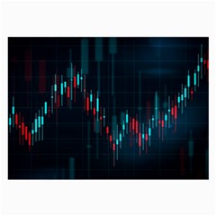 Flag Patterns On Forex Charts Large Glasses Cloth by uniart180623