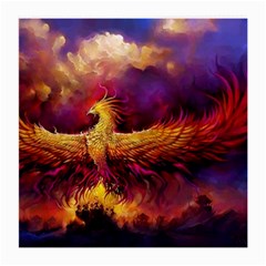 Phoenix Bird Medium Glasses Cloth (2 Sides) by uniart180623