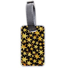 Shiny Glitter Stars Luggage Tag (two Sides) by uniart180623