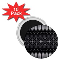 Abstract Art Artistic Backdrop Black Brush Card 1 75  Magnets (10 Pack)  by Simbadda