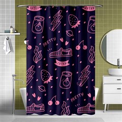 Various Cute Girly Stuff Seamless Pattern Shower Curtain 48  X 72  (small)  by Simbadda