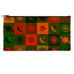 Space Pattern Multicolour Pencil Case by Simbadda