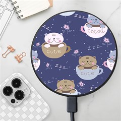 Cute Kittens Sleep Sweetly Mugs Wireless Fast Charger(black) by Simbadda