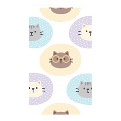 Cute Cat Seamless Pattern Background Memory Card Reader (rectangular) by Simbadda