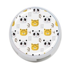 Seamless Pattern Cute Animals 4-port Usb Hub (two Sides) by Simbadda