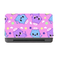 Seamless Pattern With Cute Kawaii Kittens Memory Card Reader With Cf by Simbadda