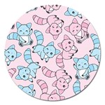 Children Pattern Design Magnet 5  (Round) Front