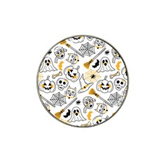 Funny Hand Drawn Halloween Pattern Hat Clip Ball Marker (4 Pack) by Simbadda