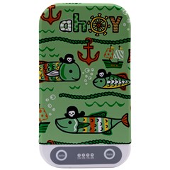 Seamless Pattern Fishes Pirates Cartoon Sterilizers by Simbadda