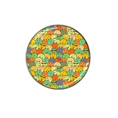 Seamless Pattern With Doodle Bunny Hat Clip Ball Marker (10 Pack) by Simbadda