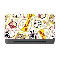 Vector Seamless Pattern Nice Animals Cartoon Memory Card Reader With Cf by Simbadda