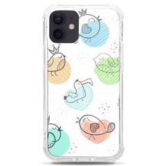 Cartoon-bird-cute-doodle-bird Iphone 12 Mini Tpu Uv Print Case	 by Simbadda