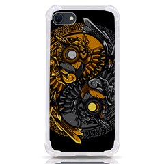 Yin-yang-owl-doodle-ornament-illustration Iphone Se by Simbadda