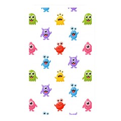 Seamless-pattern-cute-funny-monster-cartoon-isolated-white-background Memory Card Reader (rectangular) by Simbadda