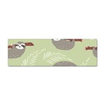 Sloths-pattern-design Sticker (Bumper) Front