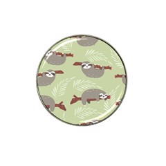 Sloths-pattern-design Hat Clip Ball Marker (10 Pack) by Simbadda