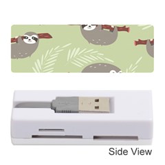 Sloths-pattern-design Memory Card Reader (stick) by Simbadda