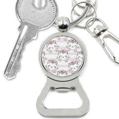 Cat-with-bow-pattern Bottle Opener Key Chain by Simbadda