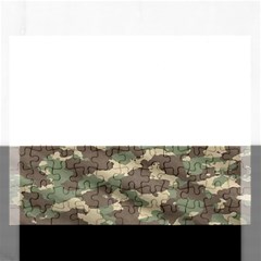 Camouflage Design Rectangular Jigsaw Puzzl by Excel