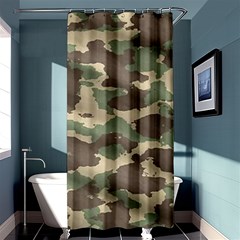 Camouflage Design Shower Curtain 36  X 72  (stall)  by Excel