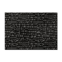 Math-equations-formulas-pattern Sticker A4 (10 Pack) by Simbadda