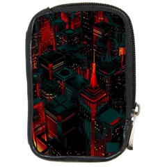 A Dark City Vector Compact Camera Leather Case by Proyonanggan