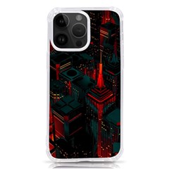 A Dark City Vector Iphone 14 Pro Max Tpu Uv Print Case by Proyonanggan