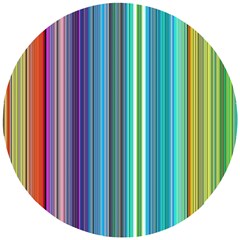 Color Stripes Wooden Puzzle Round by Proyonanggan