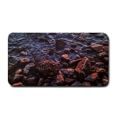 Twilight Treasures: Rocky Beachscape  Medium Bar Mat by dflcprintsclothing