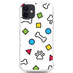 Dog Paw Seamless Pattern Footprint Bone Iphone 12/12 Pro Tpu Uv Print Case by Bangk1t