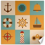 Nautical Elements Collection Canvas 12  x 12  11.4 x11.56  Canvas - 1