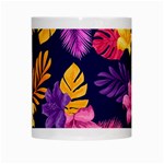 Tropical Pattern White Mug Center