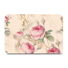 Roses Plants Vintage Retro Flowers Pattern Plate Mats by Bangk1t