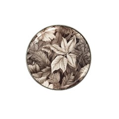 Plant Leaves Pattern Hat Clip Ball Marker (4 Pack) by Amaryn4rt